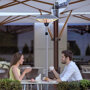 Verplaatsbare infrarood terrasverwarmer RVS 2000Watt